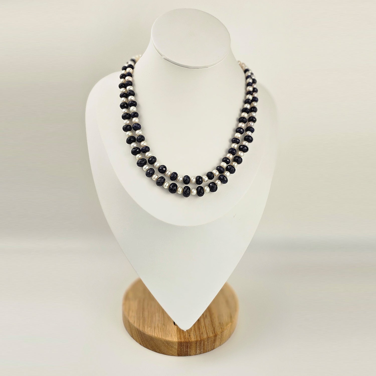 Pearl and Sapphire Necklace