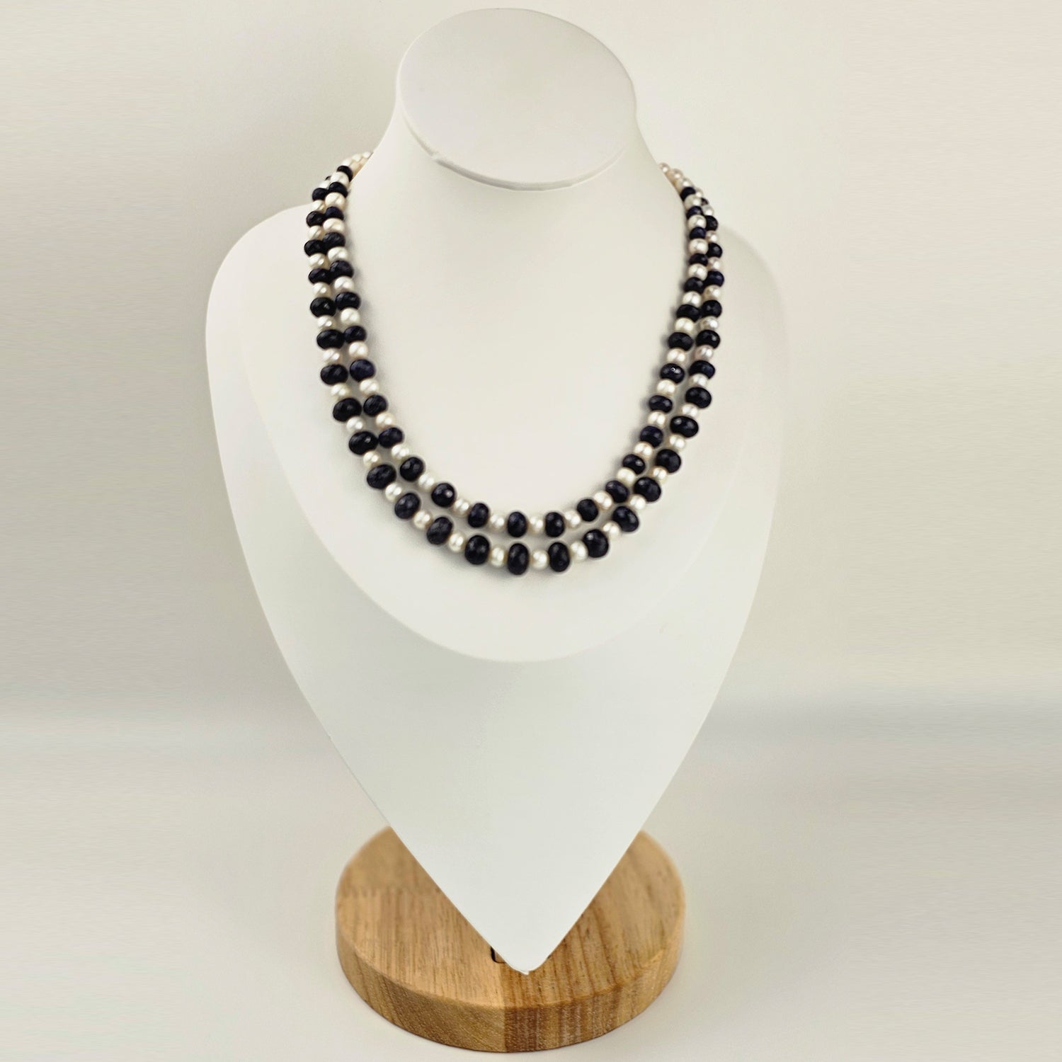 Pearl and Sapphire Necklace