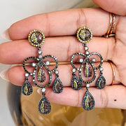 Multicolor Natural Diamond Earrings