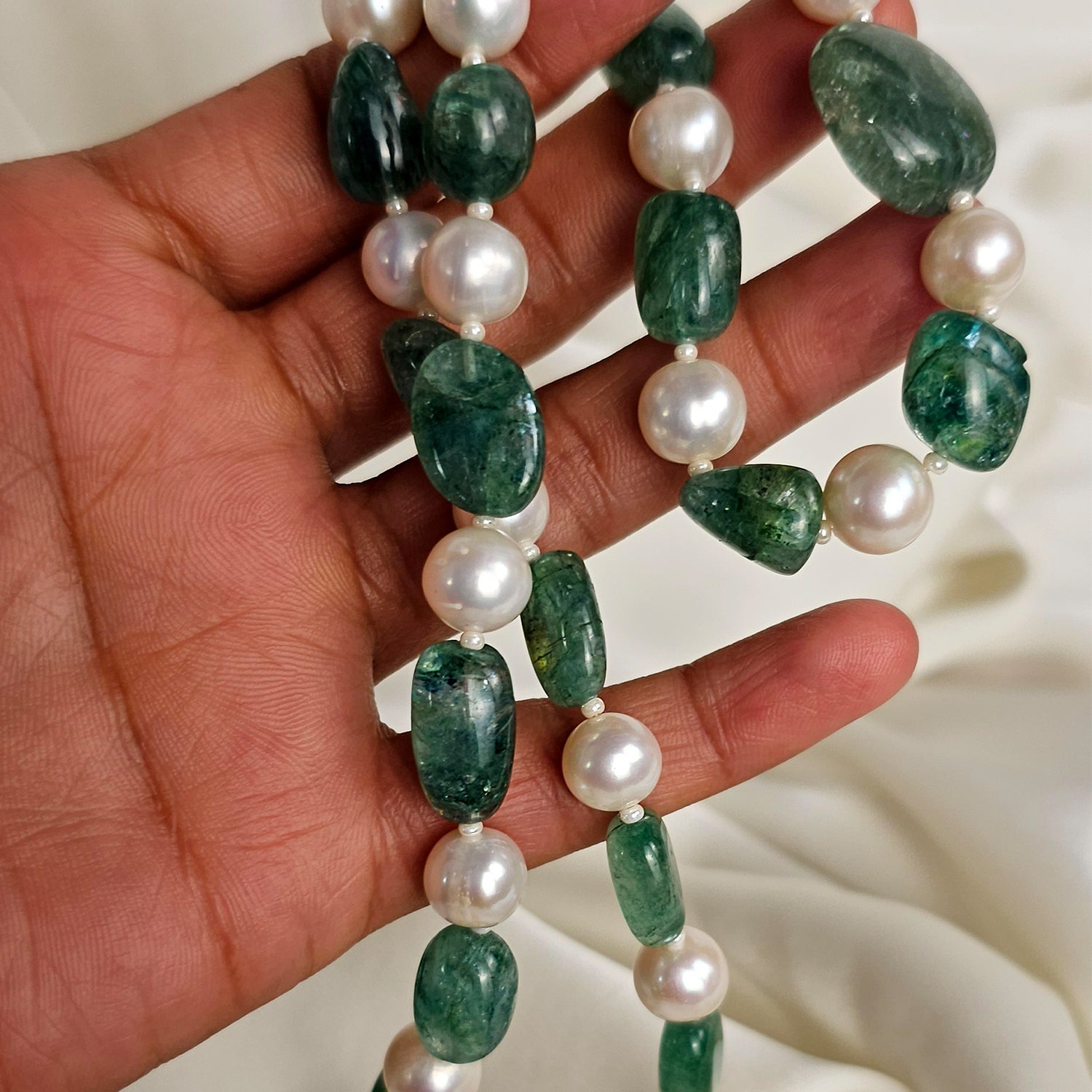 Pearl and Emerald Necklace