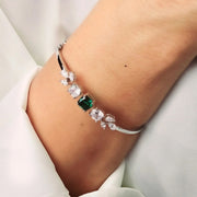 Green Swarovski Bracelet