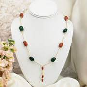 Fancy Coral Gold Chain