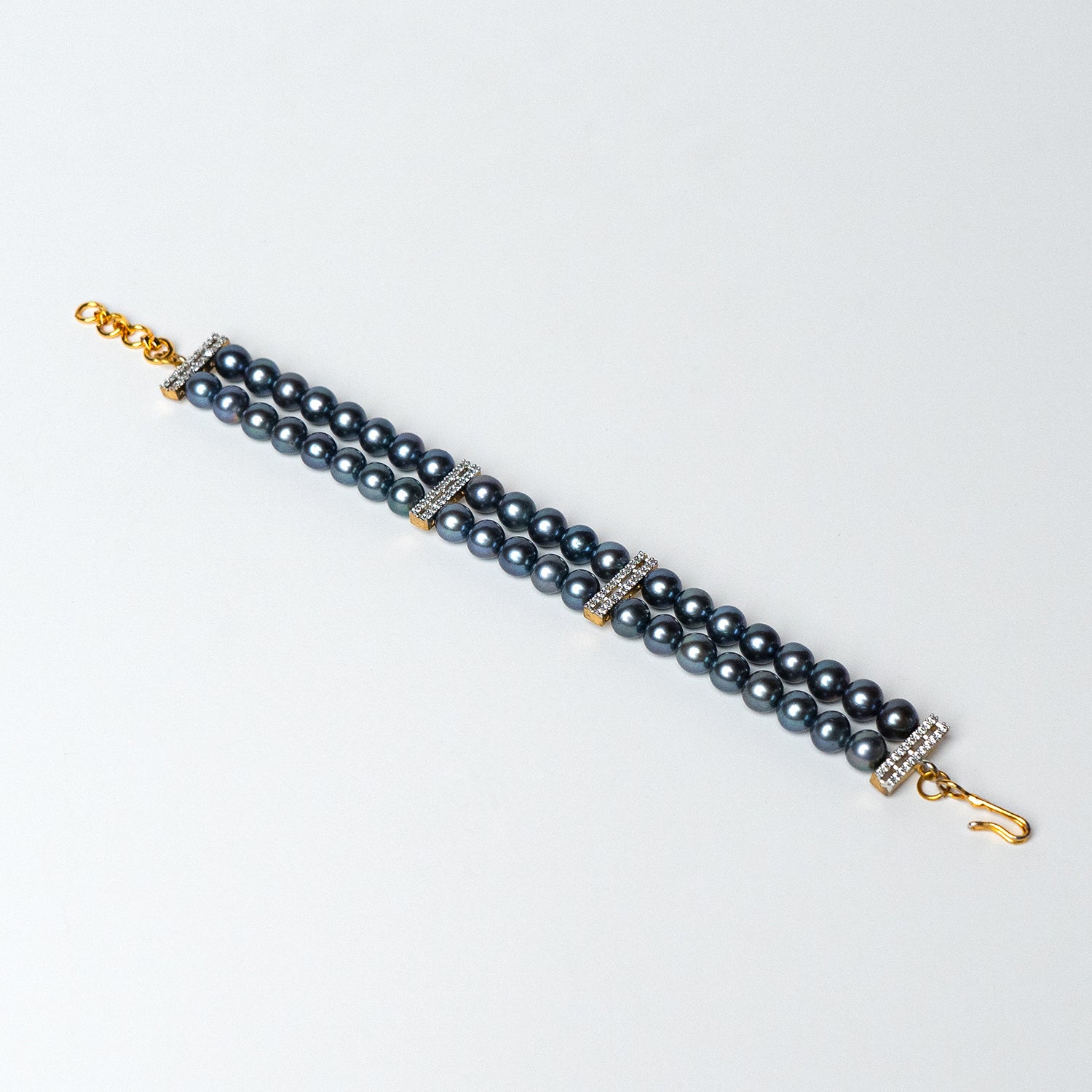 Blue Fancy Pearl Bracelet