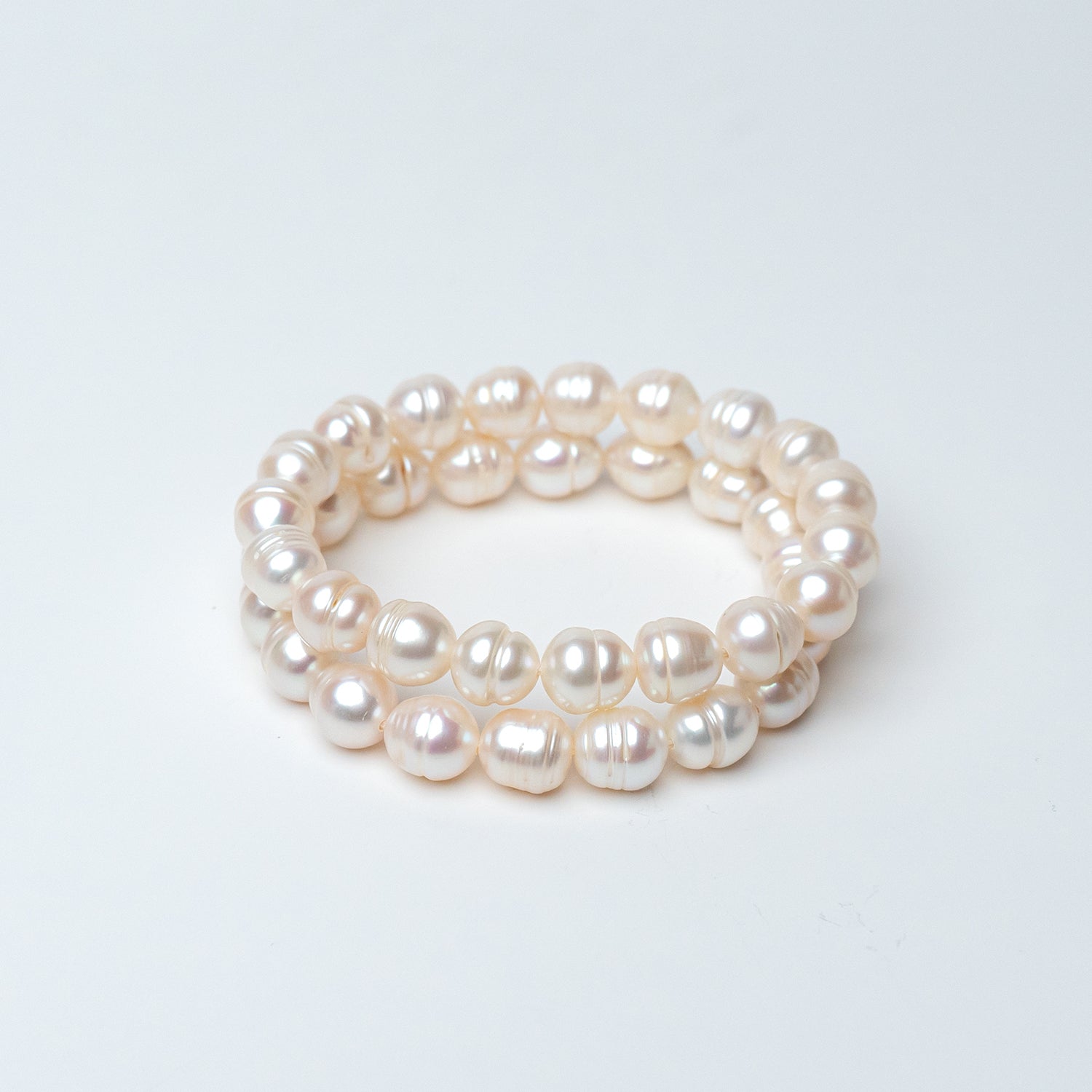 Fancy White Pearl Bracelet-  (single piece)