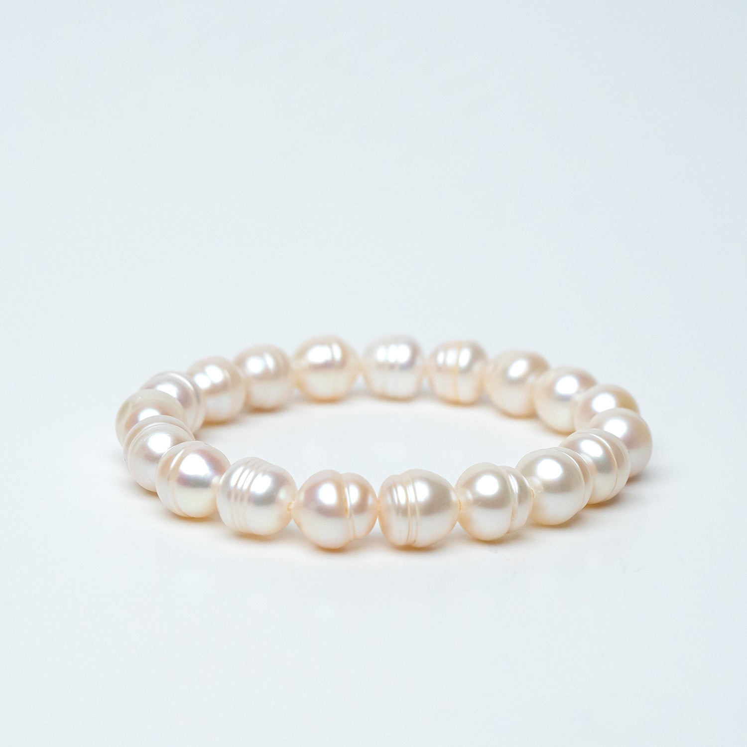Fancy White Pearl Bracelet-  (single piece)