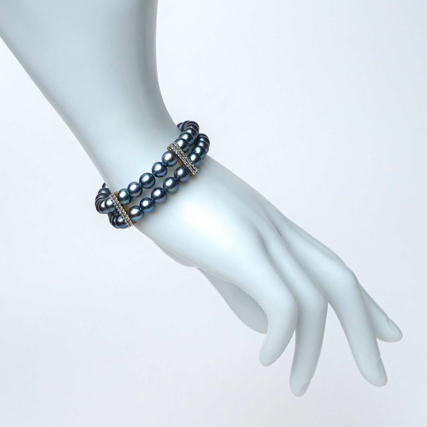Blue Fancy Pearl Bracelet