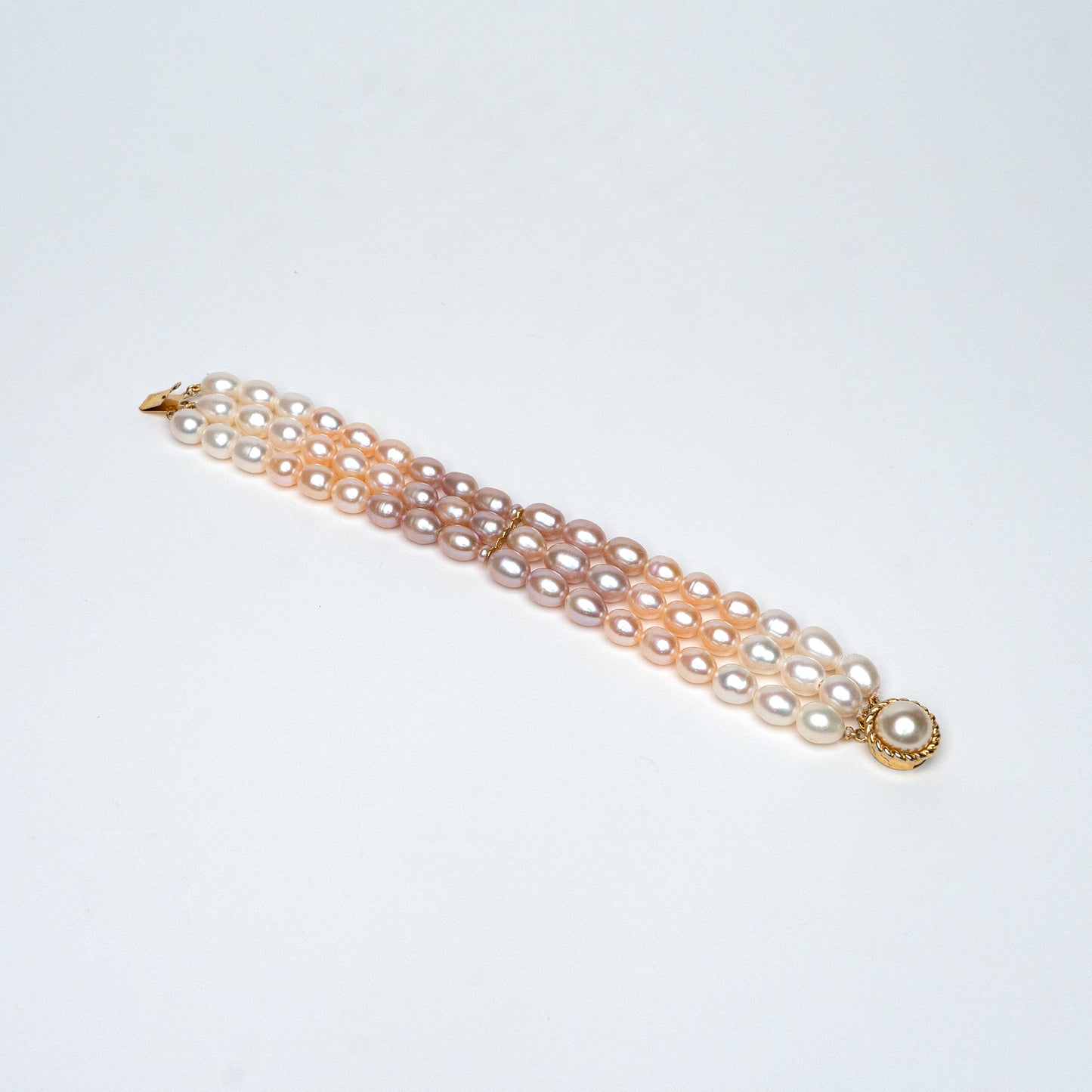 Sili Gems Cultured Freshwater Pearl Bracelet – 8-9MM Oval AA Quality Multicolor Pearls.