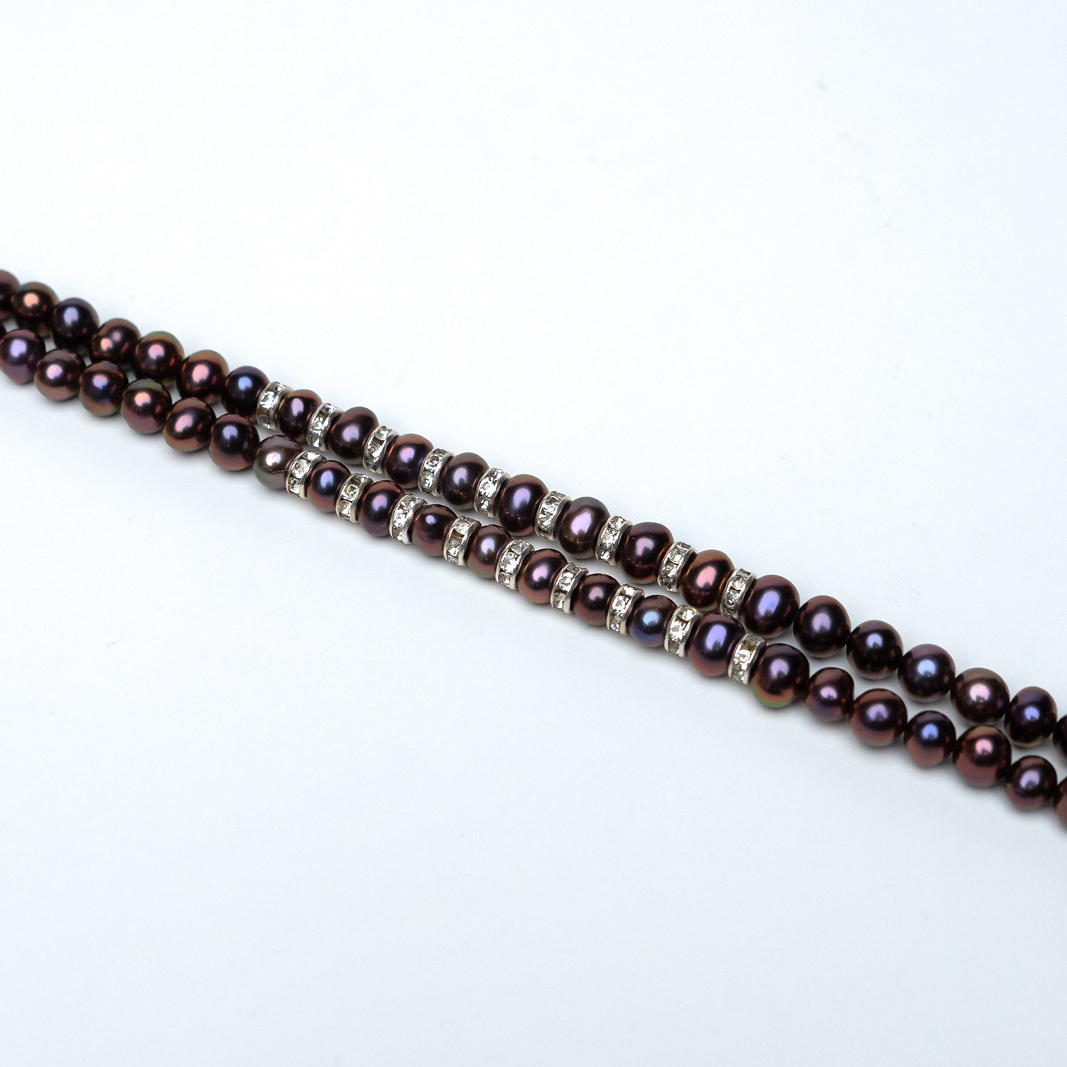 Metallic Hue Fancy Pearl Bracelet