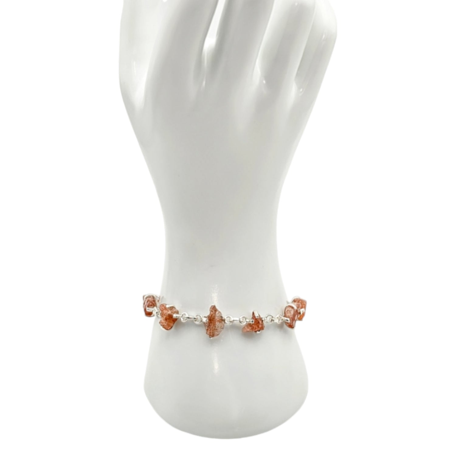 Silver Sunstone Bracelet