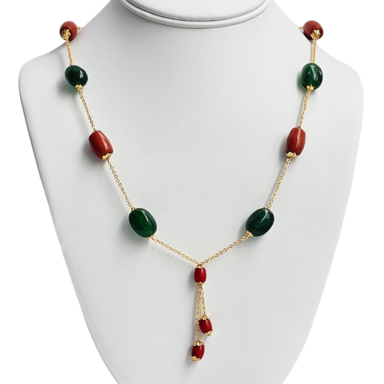 Fancy Coral Gold Chain