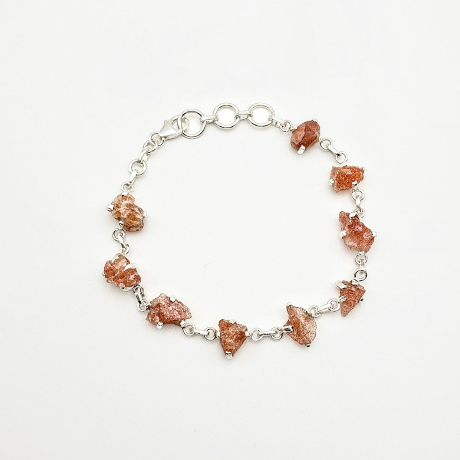 Silver Sunstone Bracelet