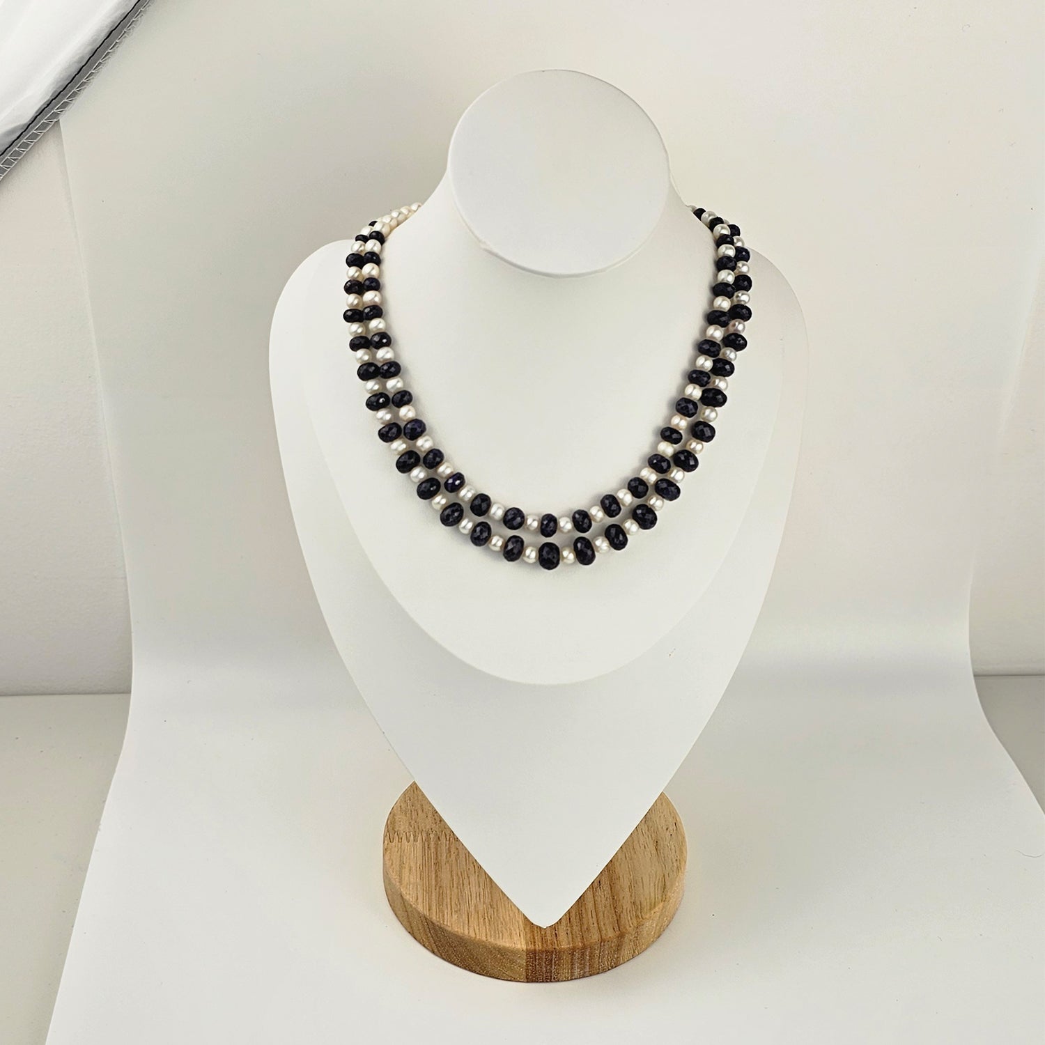 Pearl and Sapphire Necklace