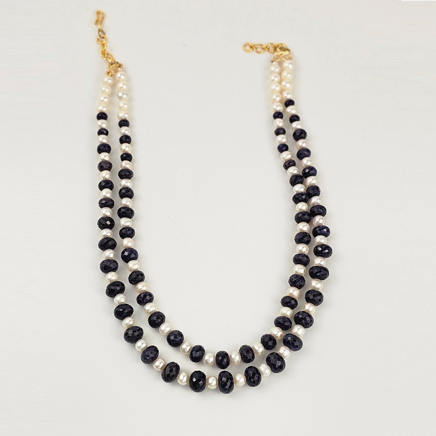 Pearl and Sapphire Necklace