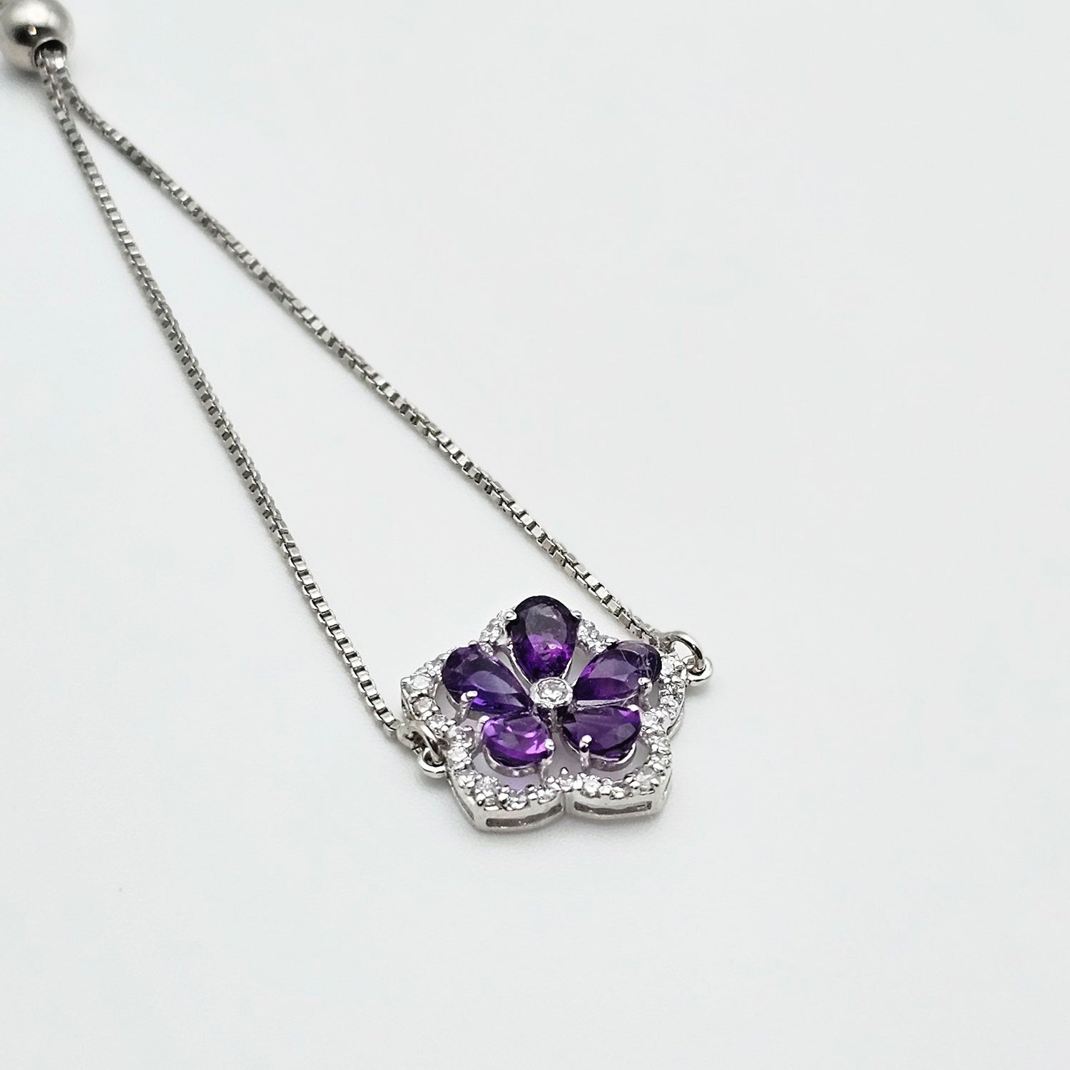 Natural Amethyst Stone Bracelet