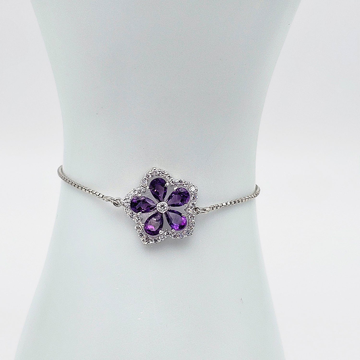 Natural Amethyst Stone Bracelet