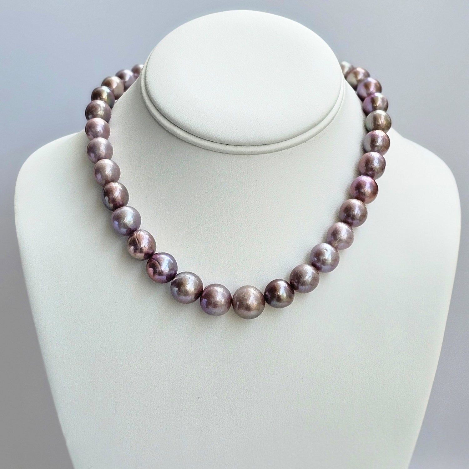 Lavish Lavender Freshwater Pearl  Necklace (Earrings Included)