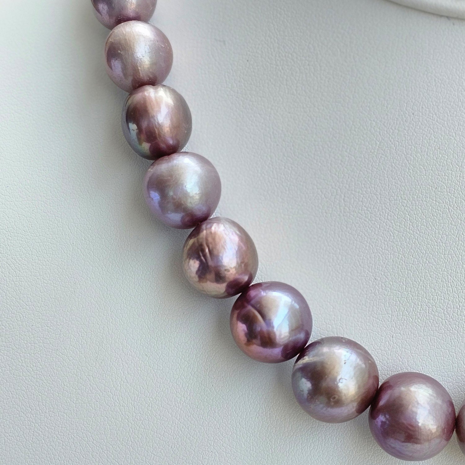 Lavish Lavender Freshwater Pearl  Necklace (Earrings Included)