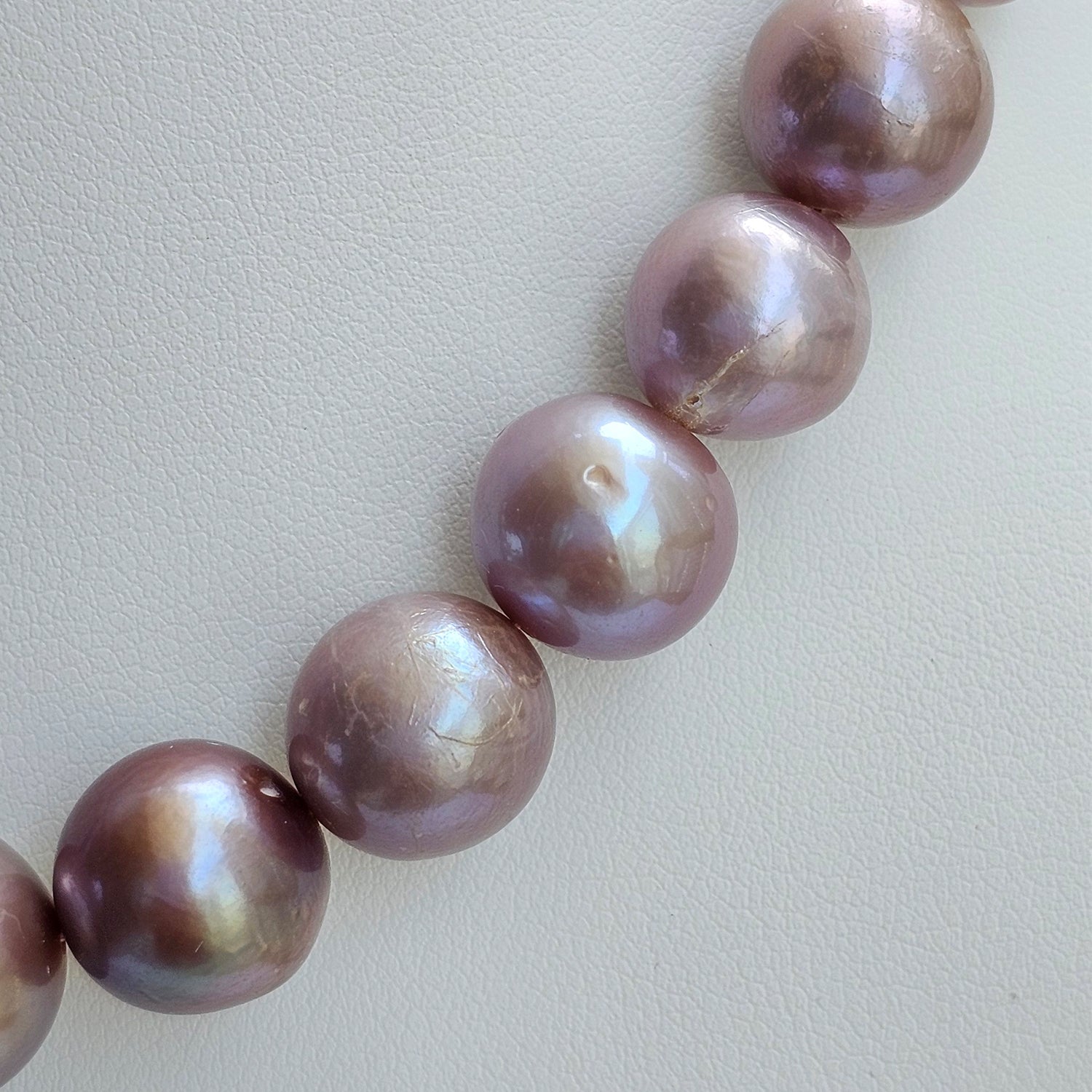 Lavish Lavender Freshwater Pearl  Necklace (Earrings Included)