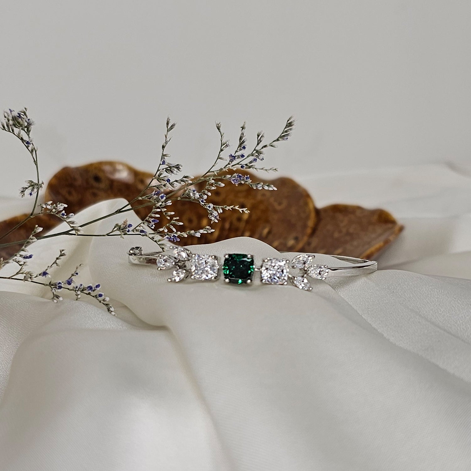 Green Swarovski Bracelet