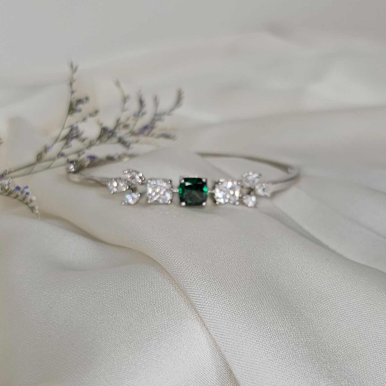 Green Swarovski Bracelet