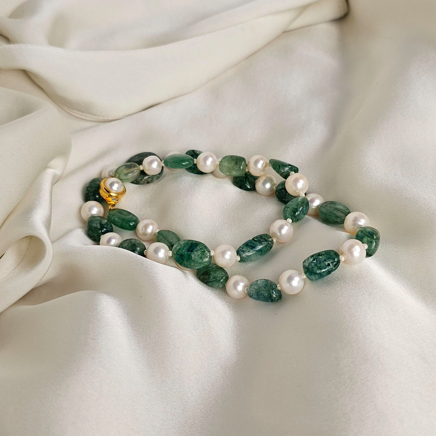 Pearl and Emerald Necklace