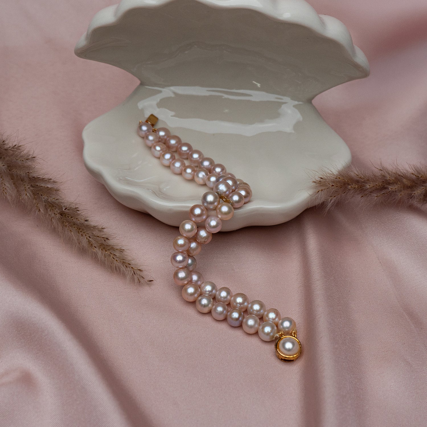 Pink Pearl Bracelet