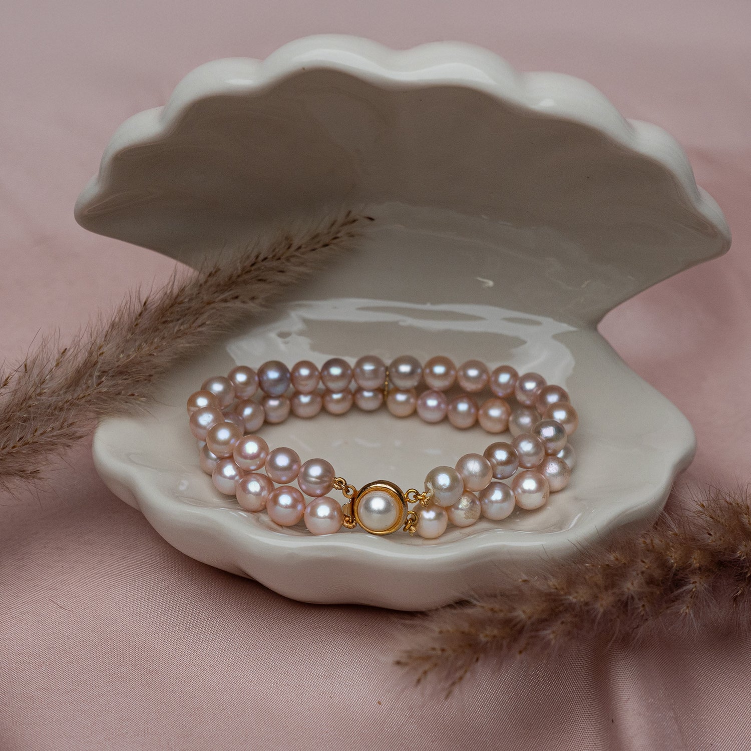 Pink Pearl Bracelet