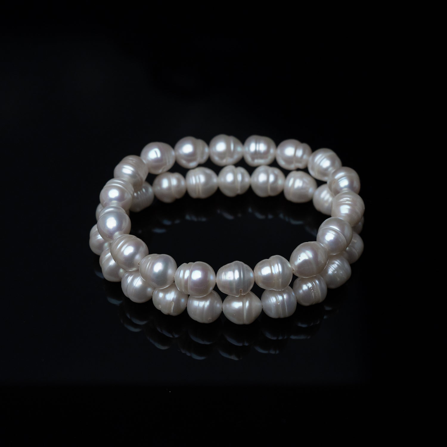 Fancy White Pearl Bracelet-  (single piece)