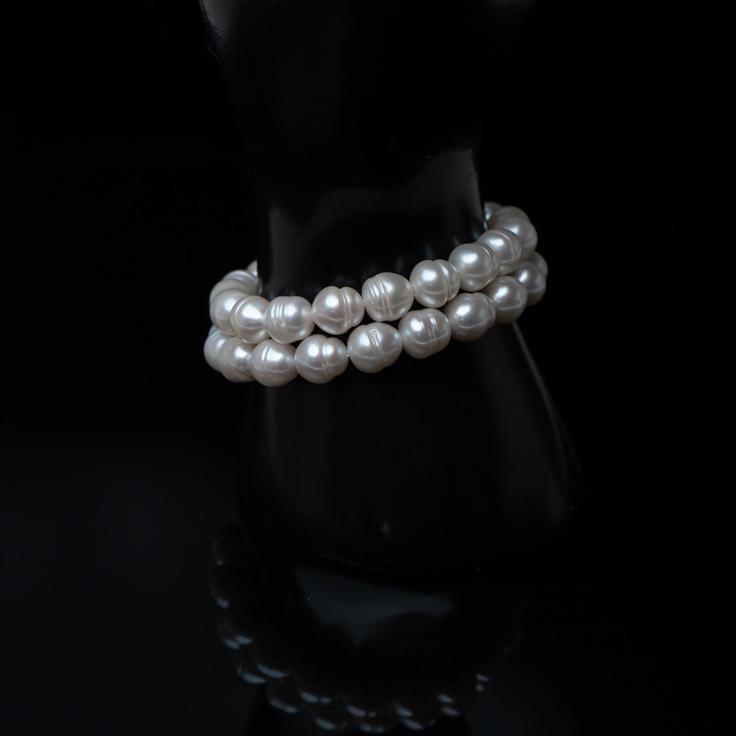 Fancy White Pearl Bracelet-  (single piece)