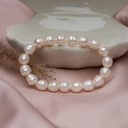 Fancy White Pearl Bracelet-  (single piece)