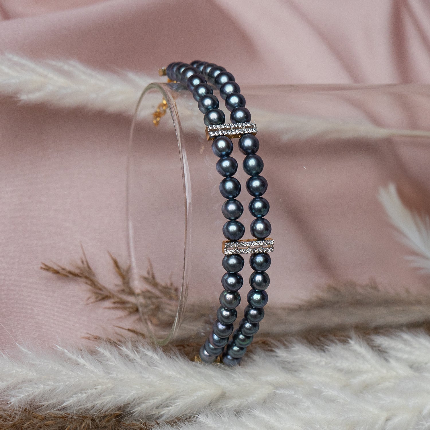 Blue Fancy Pearl Bracelet