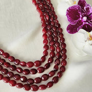 Layered Ruby Necklace