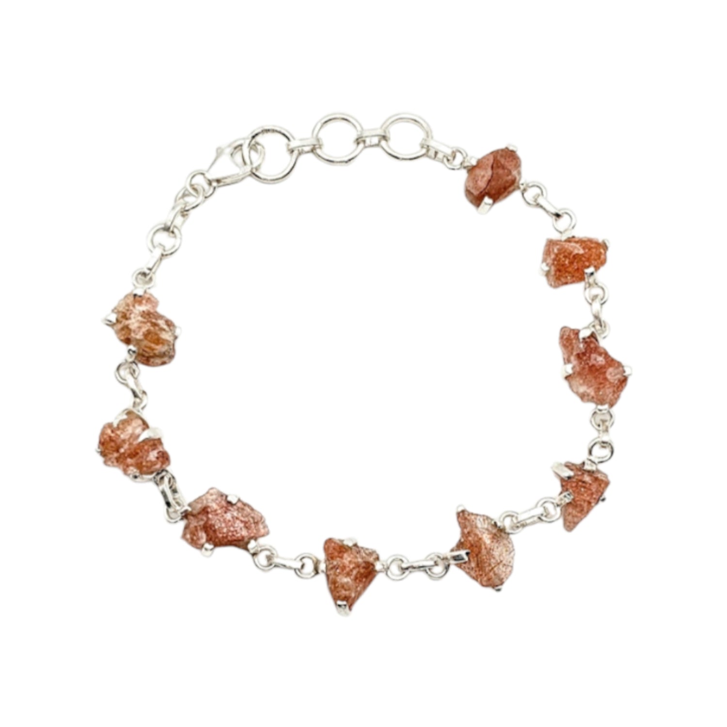 Silver Sunstone Bracelet