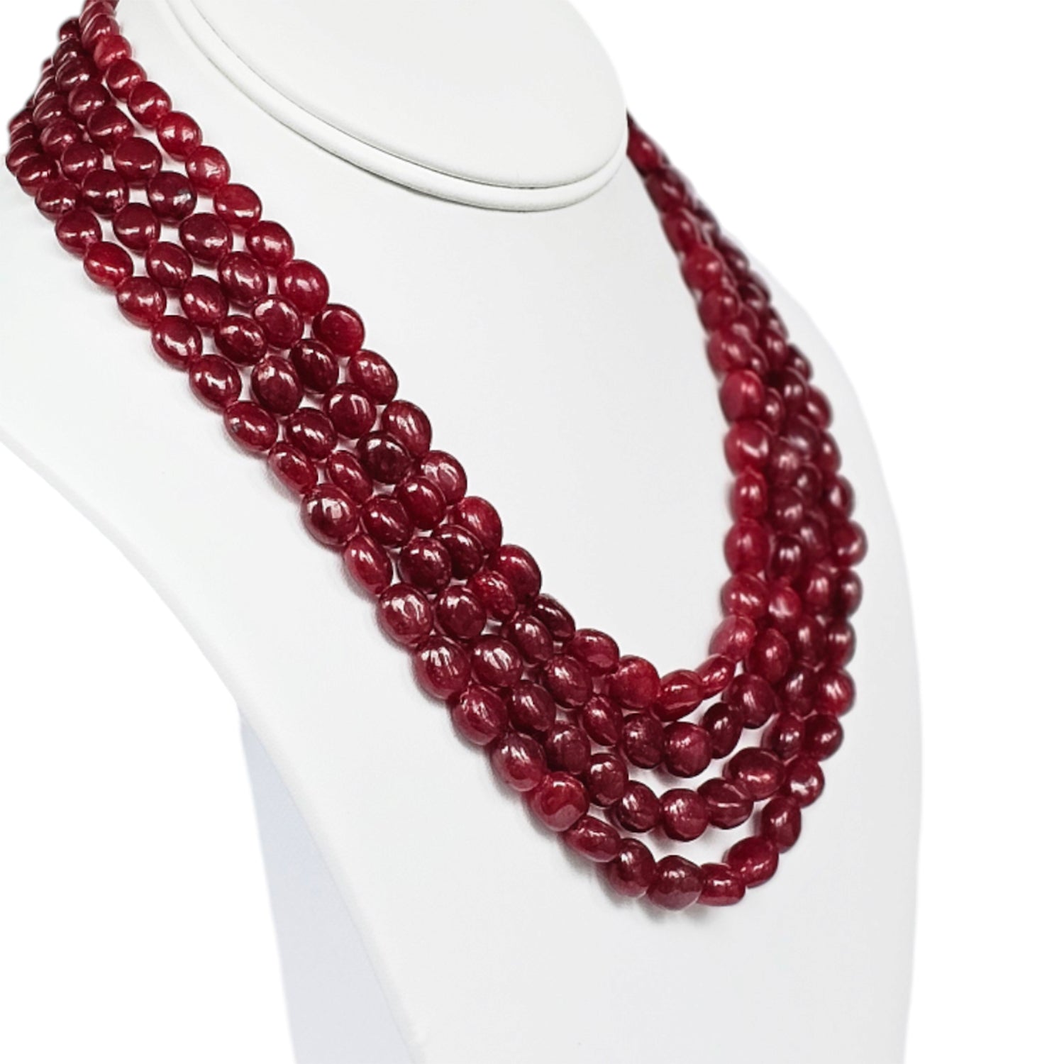 Layered Ruby Necklace