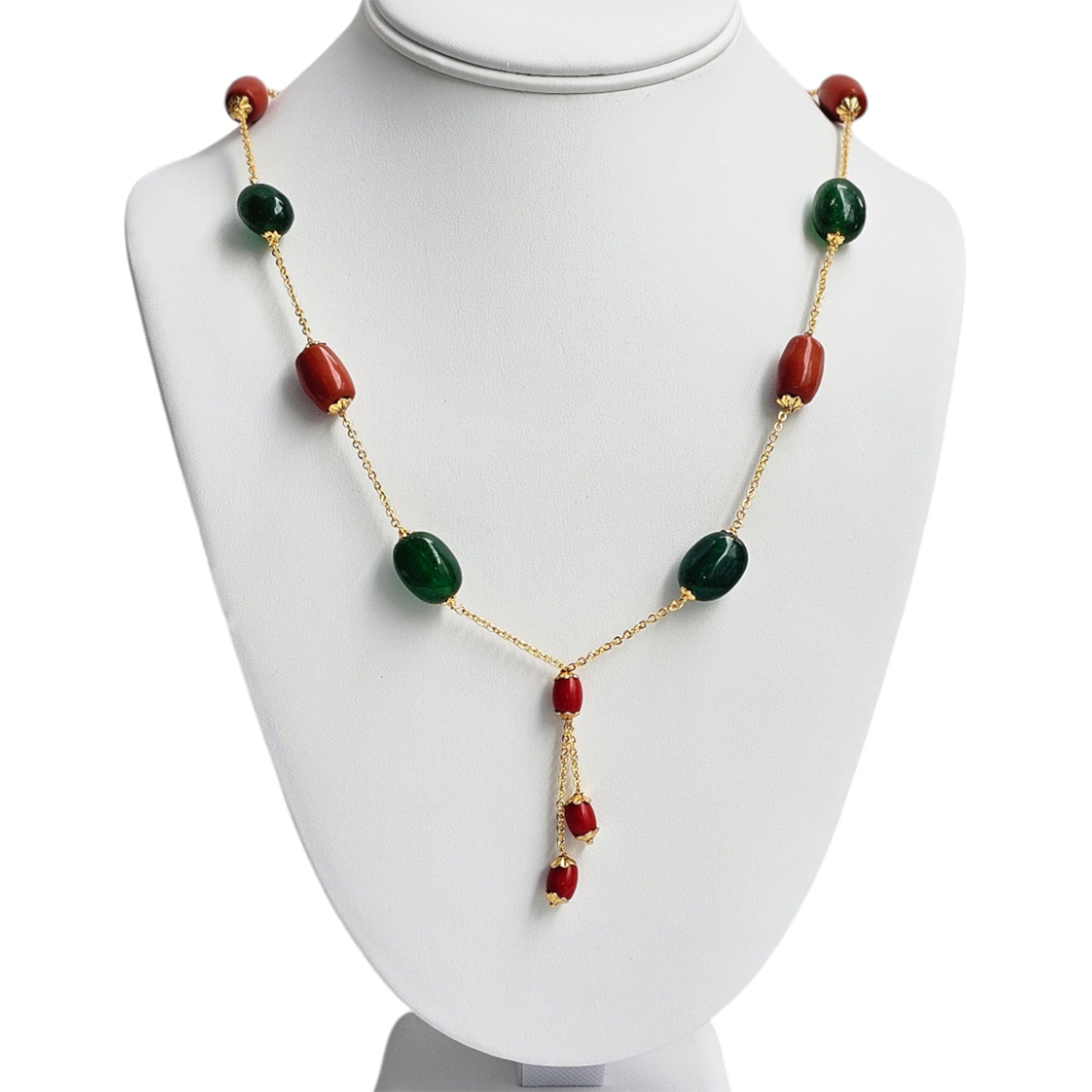 Fancy Coral Gold Chain