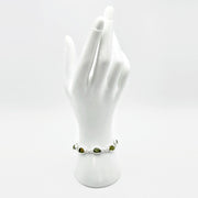 Silver Peridot Bracelet